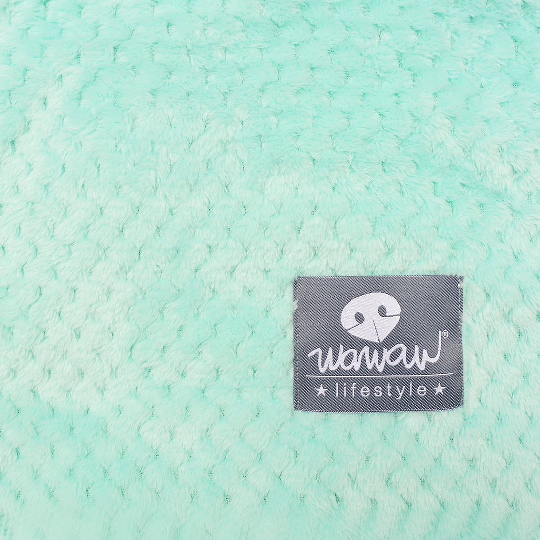 Manta verde menta Wawaw para mascotas perros y gatos.
