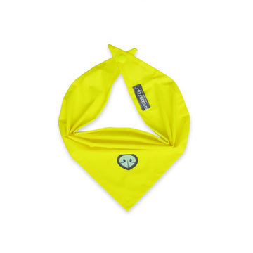Pañoleta reflectiva amarillo neón