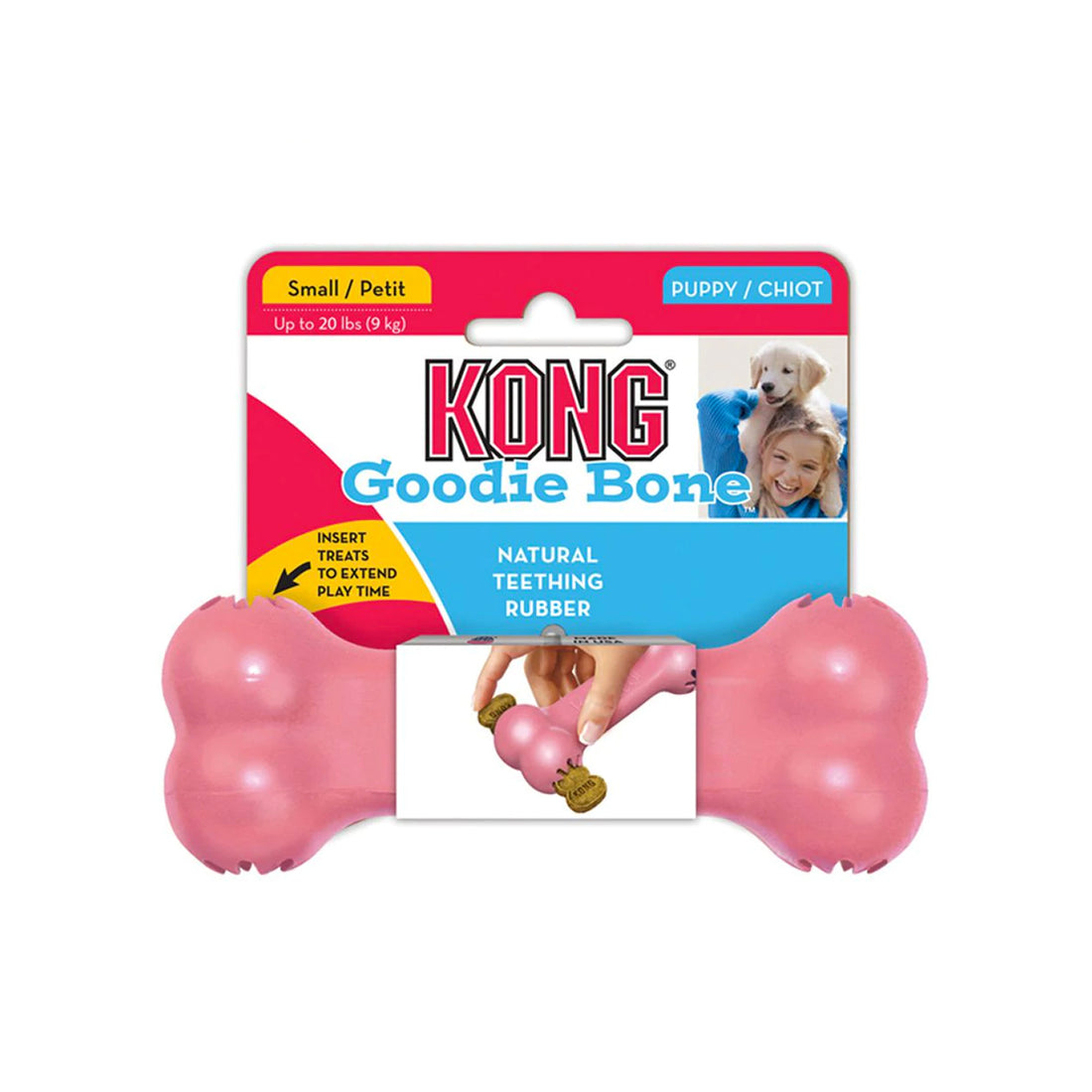 Portapasabocas kong hueso puppy
