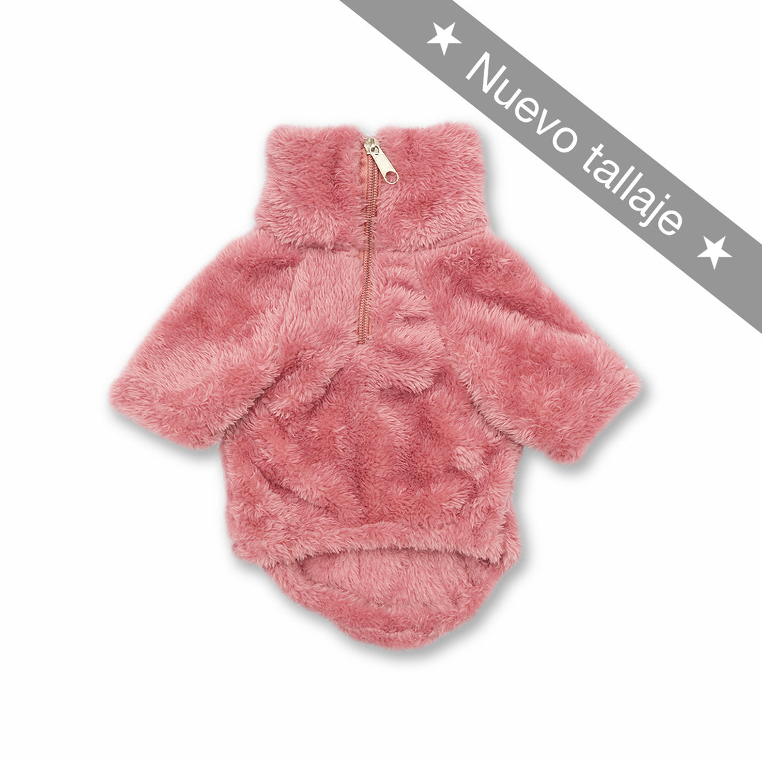 Saco cuello alto guayaba Wawaw para mascotas perros y gatos.