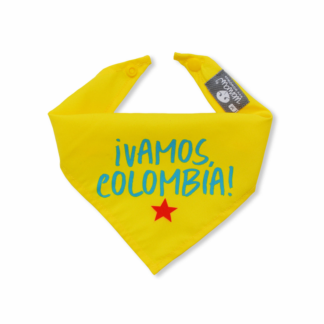 Pañoleta Colombia 2022 Wawaw para mascotas perros y gatos.